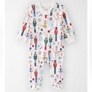 🪐 Organic Cotton Holiday Nutcracker Sleep & Play Pajamas